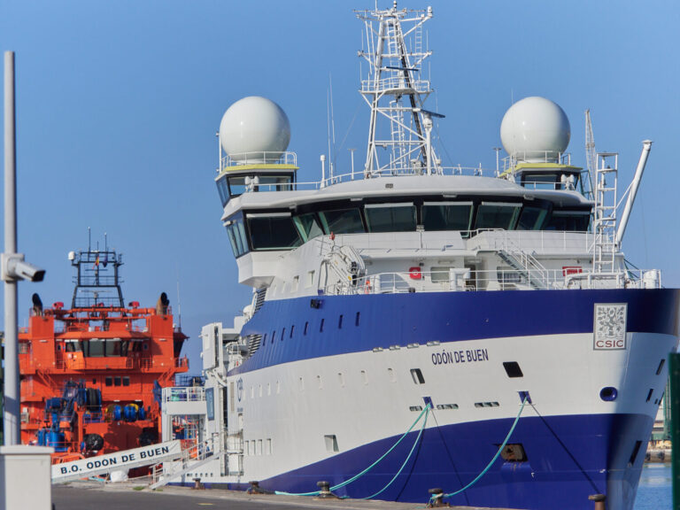 El buque Odón de Buen del IEO-CSIC visita Canarias por primera vez