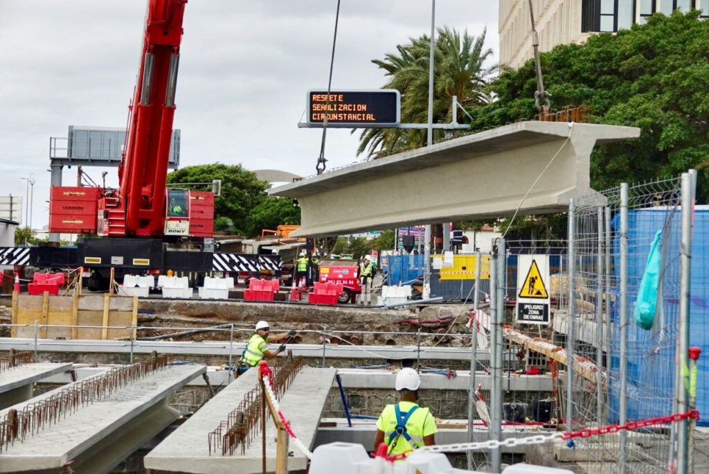 Obras avenida marítima Santa Cruz Tenerife