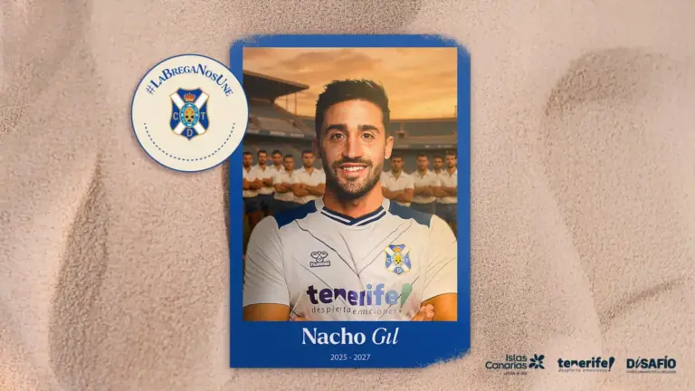 El CD Tenerife anuncia el fichaje de Nacho Gil