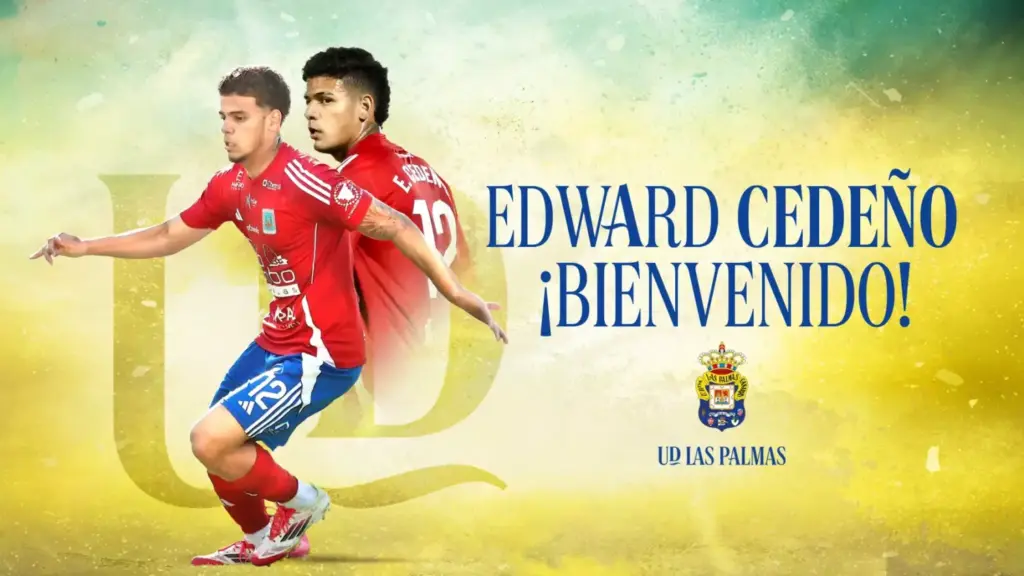Edward Cedeño, nuevo jugador de la UD Las Palmas