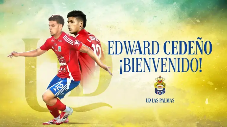 Edward Cedeño, nuevo jugador de la UD Las Palmas