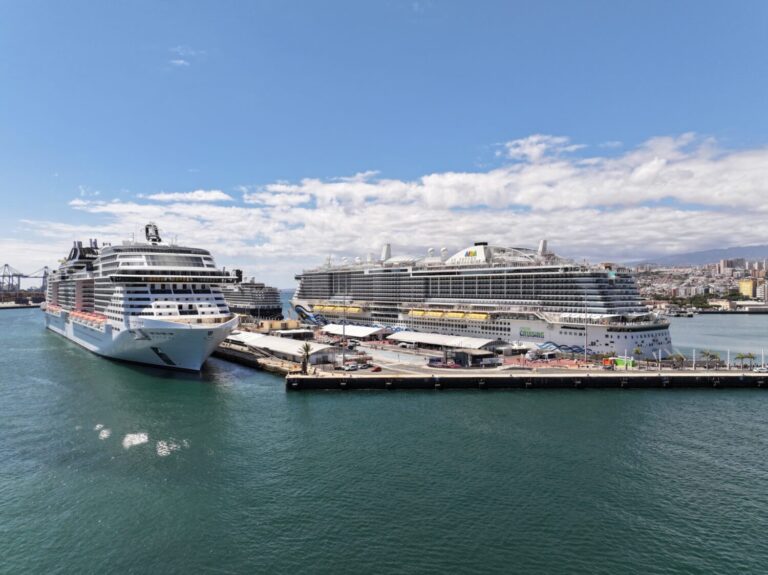 Puertos Las Palmas recibe 1,2 millones de cruceristas en el primer semestre del año