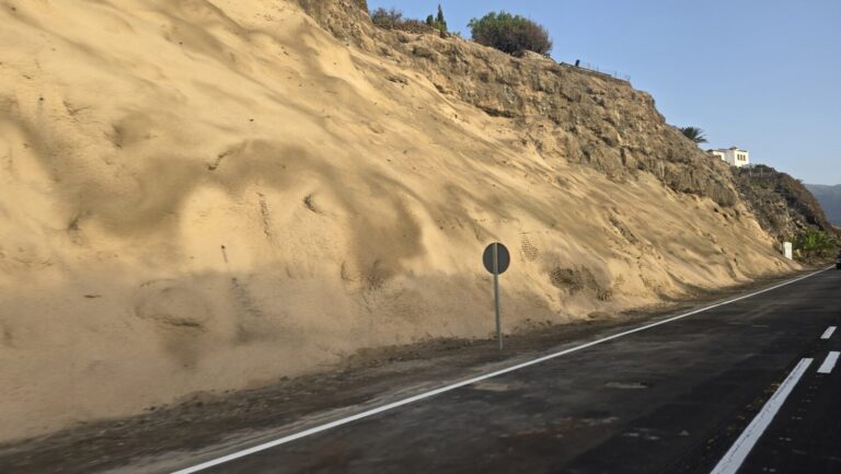 El Cabildo de La Palma reabre el tramo de la LP-5 afectado por el desprendimiento de Risco Alto