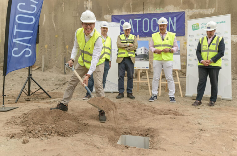 Colocada la primera piedra para la construcción de 28 viviendas protegidas en Las Palmas de Gran Canaria