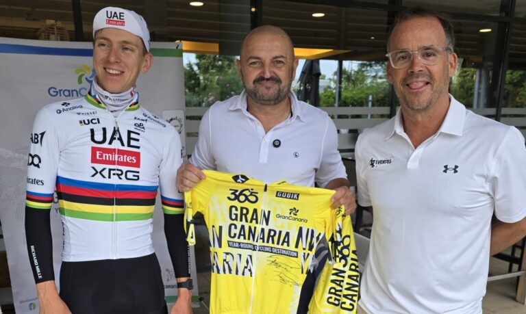 El campeón del Tour de Francia, Tadej Pogačar, participará en el evento Gran Canaria 365