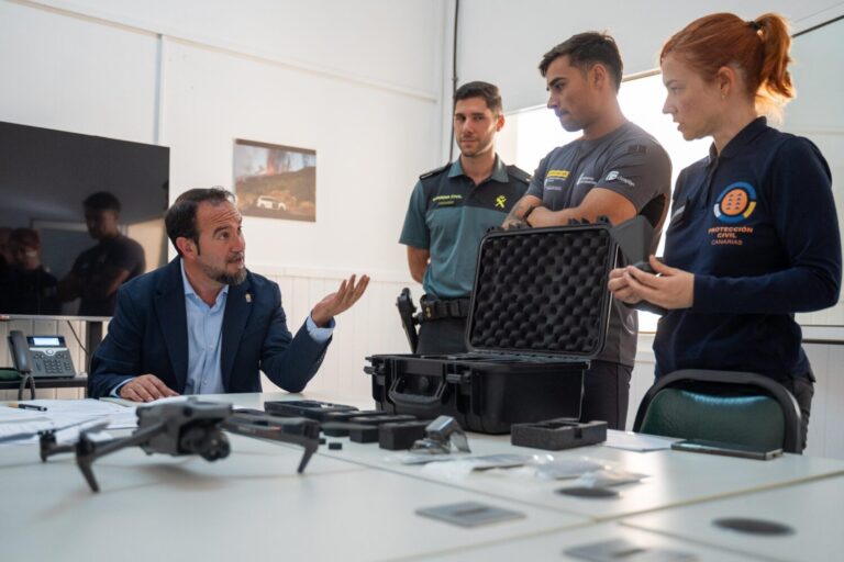 Un dron térmico reforzará la vigilancia en La Palma