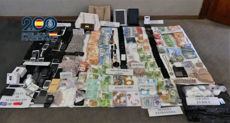 Desmantelada una red de venta de heroína en el sur de Tenerife