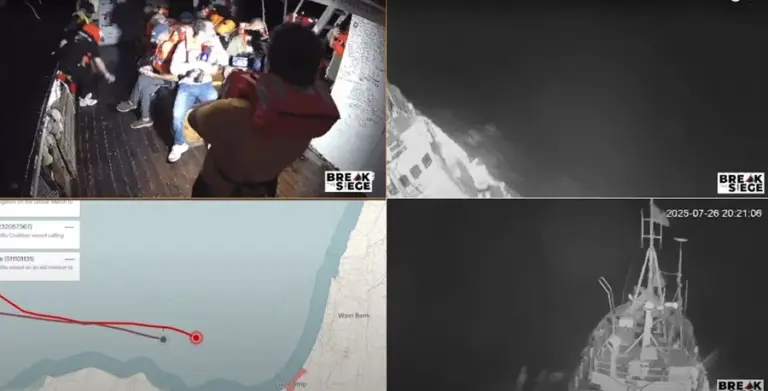 Exteriores ofrece protección a los dos españoles retenidos por Israel a bordo del Handala