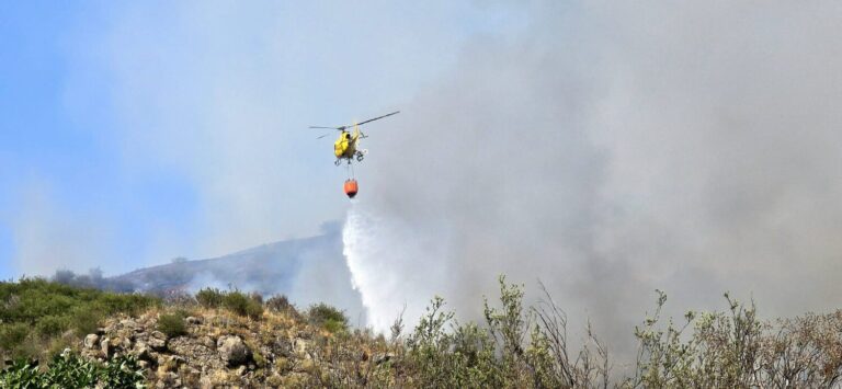 80 efectivos trabajan para evitar reactivaciones del incendio de El Tanque