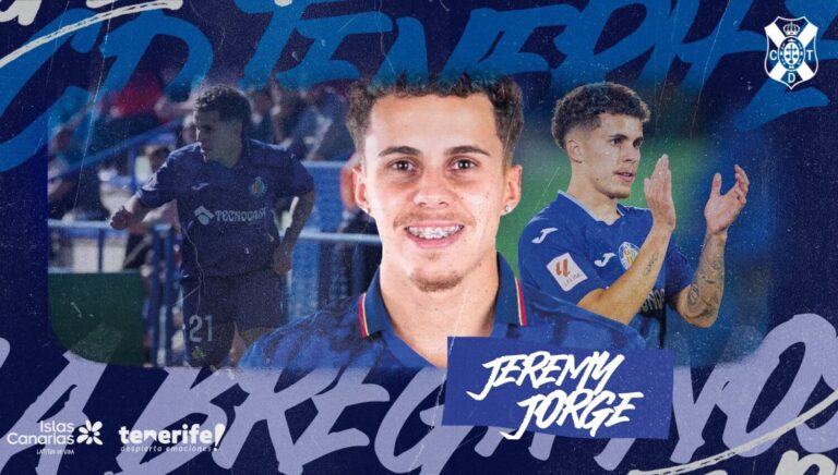 Jeremy Jorge, nuevo fichaje del CD Tenerife para las dos próximas temporadas