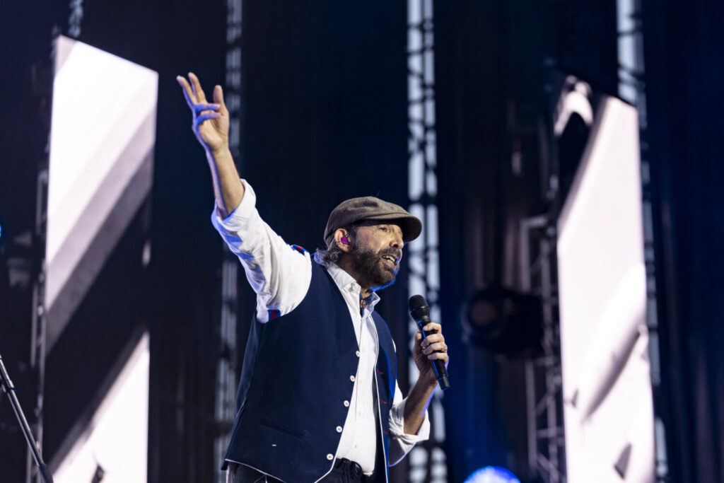 Juan Luis Guerra ha dado dos conciertos en Canarias y en ambos colgó el cartel de sold out / Mar Abierto Producciones
