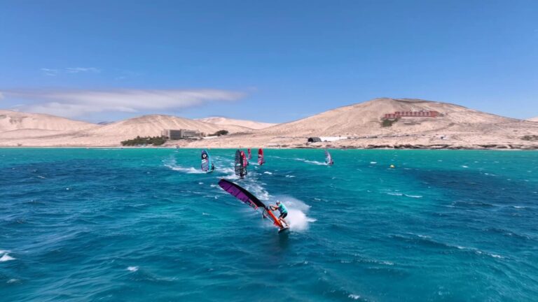 Offringa y Rutkowski lideran el Slalom X del PWA Grand Slam de Fuerteventura