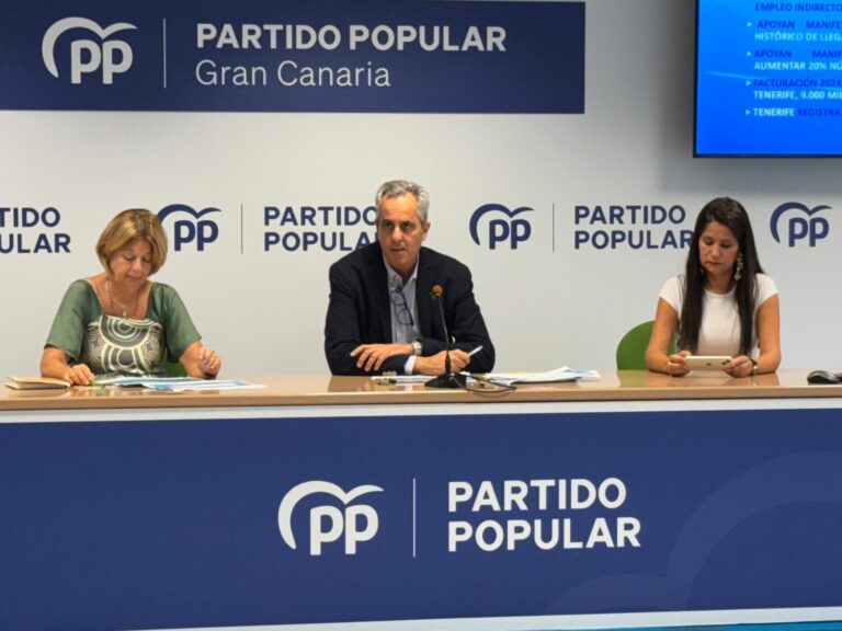 El PP de Gran Canaria califica de “vendida de humo” los diez años de gobierno de NC y PSOE