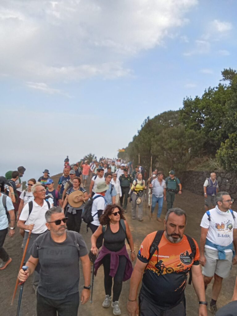 Peregrinación de la Bajada de la Virgen de El Hierro.