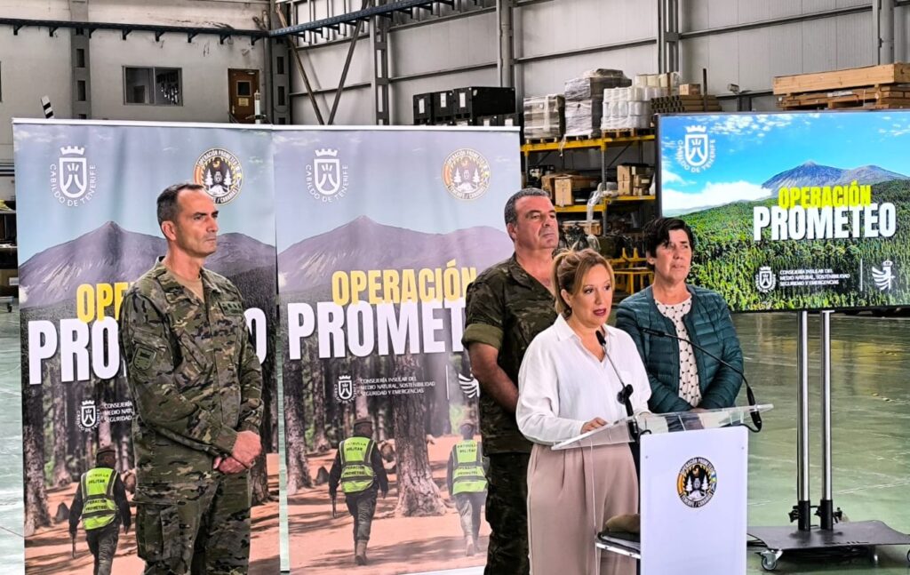 Presentación de la Operación Prometeo. Imagen Mando de Canarias