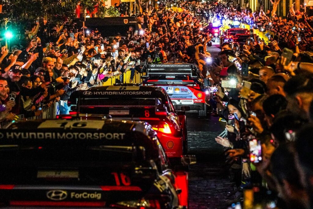 Imagen de la presentación de la 49ª edición del Rally Islas Canarias, la primera dentro del calendario WRC