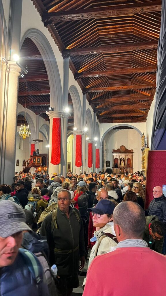 Llegada de la Virgen de los Reyes a la Iglesia de La Concepción