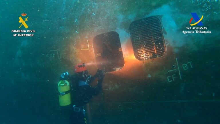 Tres detenidos por ocultar 72 kilos de cocaína en un buque en el Puerto de Las Palmas