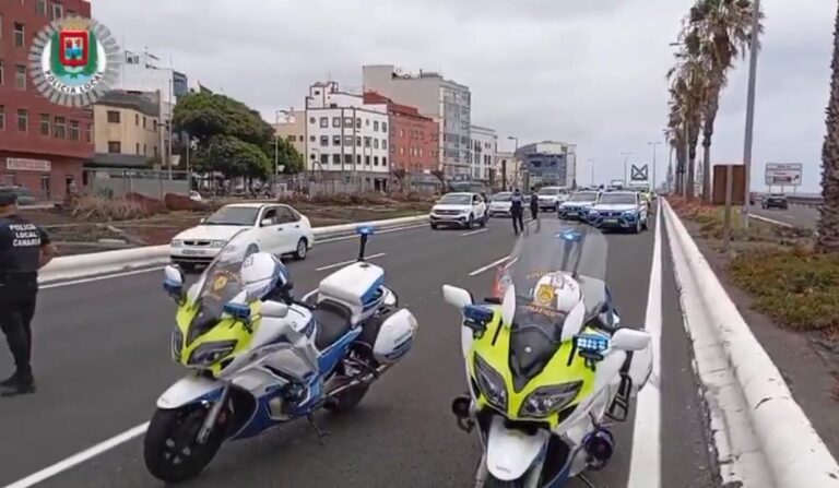 Un accidente de tráfico a la altura de Vegueta genera un nuevo episodio de atascos y retenciones