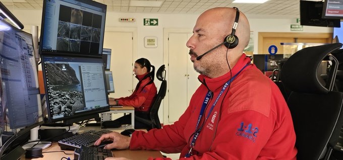 Sala Operativa del 112 Canarias. Imagen 112 Canarias