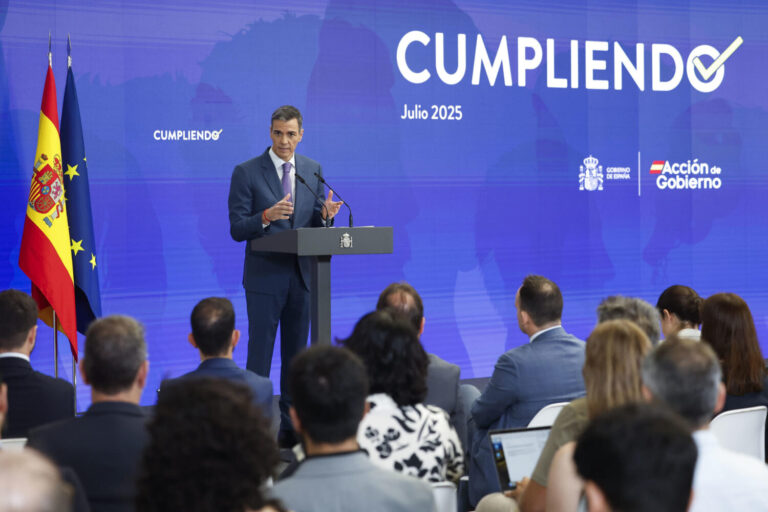 Sánchez asegura que el Gobierno presentará los Presupuestos de 2026