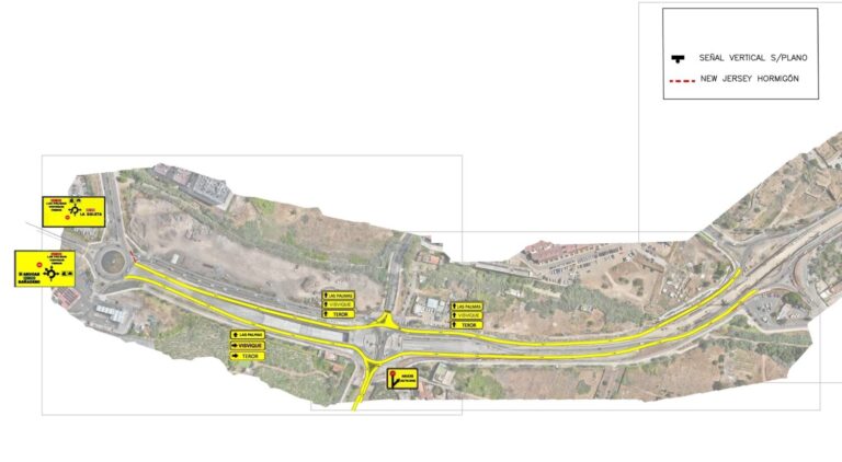Los trabajos en la GC-20, en Arucas obligan a desvíos del tráfico a partir del 9 de julio