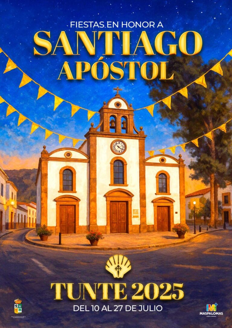 Programa de las Fiestas de Santiago Apóstol 2025 en Tunte
