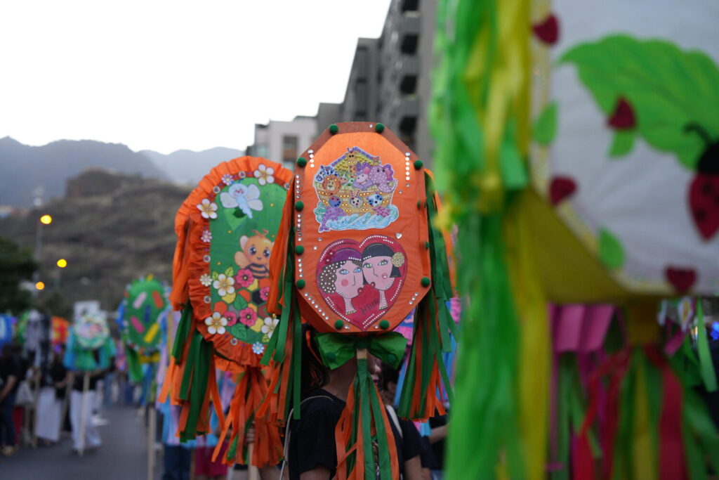 Detalles de las pandorgas elaboradas por los vecinos y vecinas de Santa Cruz de La Palma / Ayuntamiento de S/C de La Palma 
