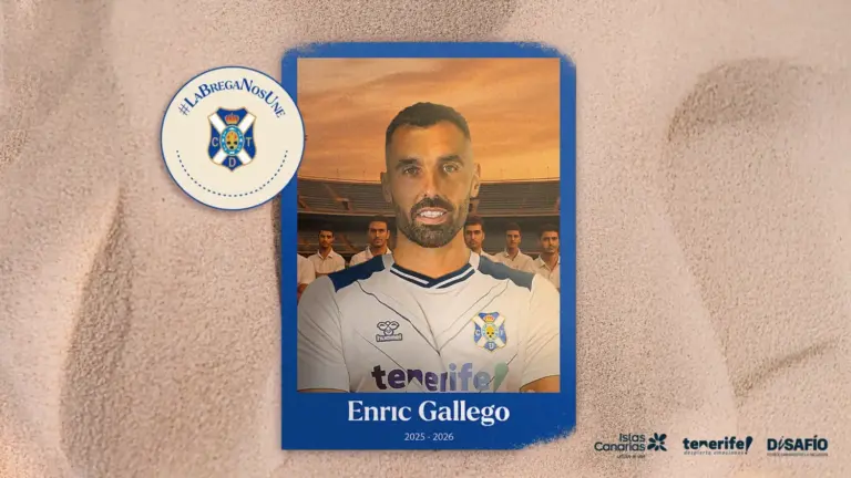 Enric Gallego renueva una temporada más con el CD Tenerife