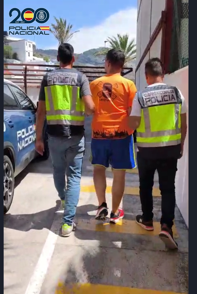 Imagen de la detención del acusado