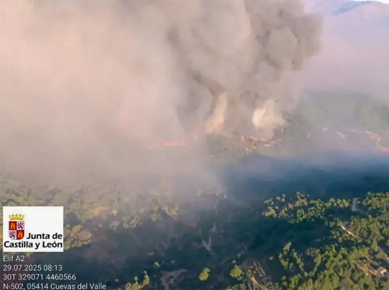 Fallece un bombero forestal en Ávila cuando se dirigía a trabajar en la extinción de un incendio