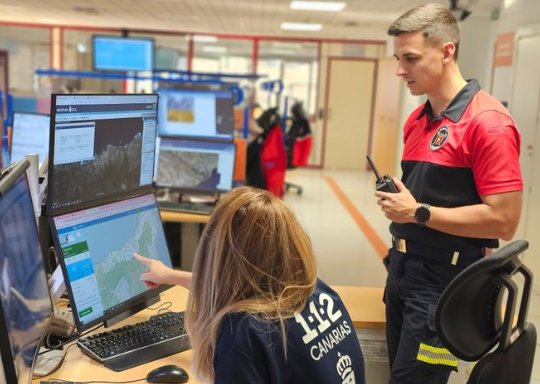 Un incendio en una instalación hotelera deja tres heridos, dos de ellos grave, en Tenerife