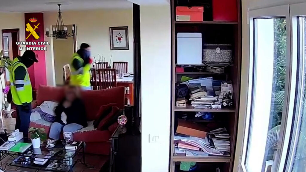 Imagen del desarrollo de la operación SCRUM-MONÉ, ejecutada por la Guardia Civil