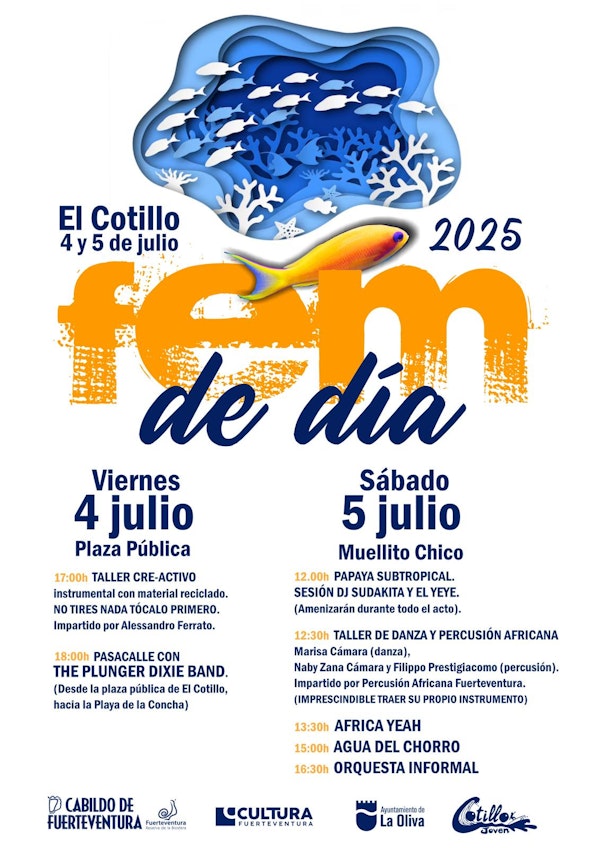 Artistas y horarios del Festival FEM ‘Fuerteventura en Música’ 2025