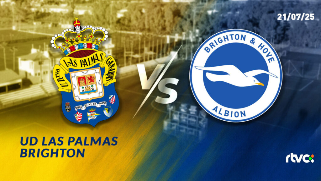 UD Las Palmas vs Brighton. Partido de pretemporada 21 julio 2025 en directo en RTVC 