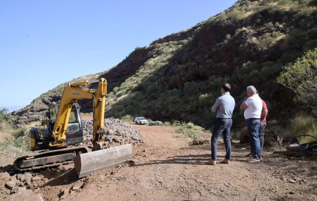 Obras en el vertedero de Garafía/ Gobierno de Canarias.