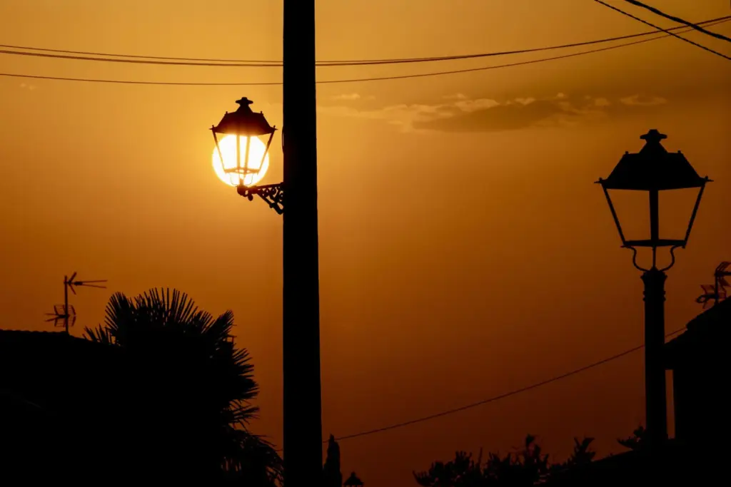 Imagen de archivo de un atardecer