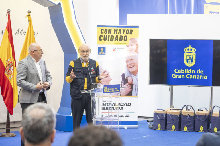 El Cabildo de Gran Canaria apadrina el ‘Punto Amarillo’ de la seguridad vial para la Romería del Pino