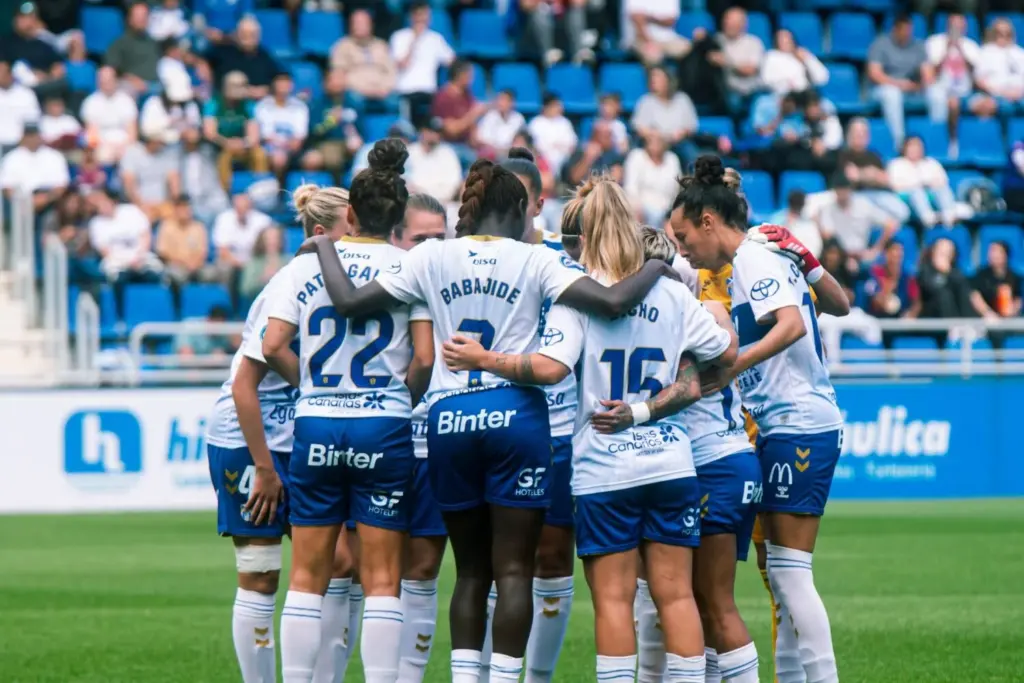 Imagen de archivo de las jugadoras del CD Tenerife Femenino