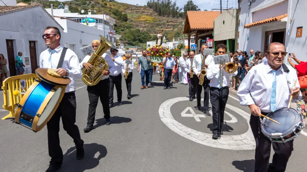 Imagen de archivo de una procesión de las Fiestas de Santa Rosa de Lima 