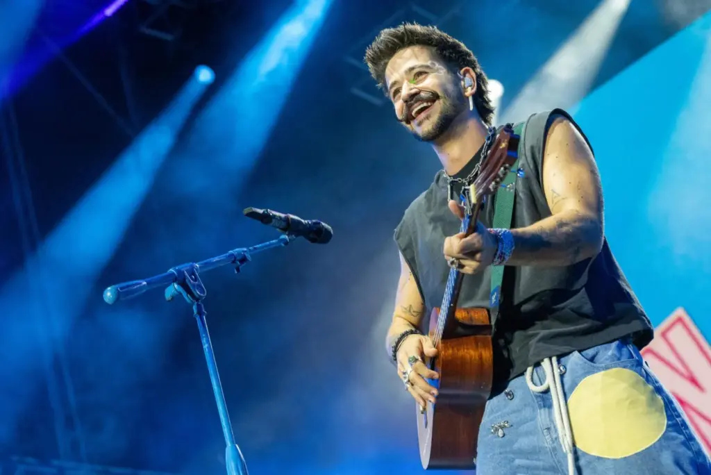 Camilo durante su concierto en El Paso