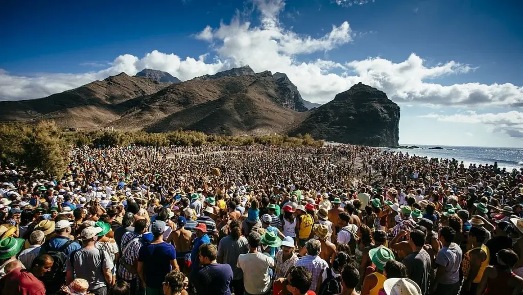 Fiesta del Charco en La Aldea de San Nicolás. Imagen Cabildo de Gran Canaria