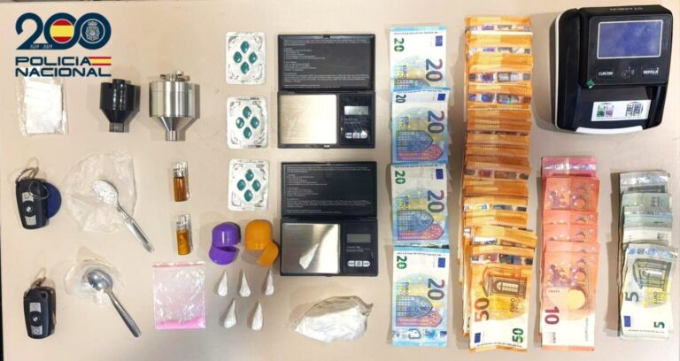 Detenidas cuatro personas por tráfico de drogas y blanqueo en Telde, Gran Canaria
