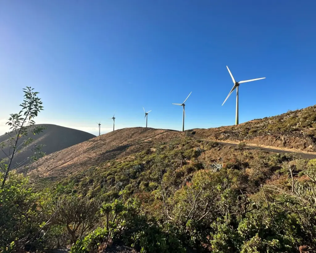 Durante el pasado año y gracias a la central hidroeólica, El Hierro alcanzó un 43,7% de media en penetración de energías no contaminantes a la red insular.