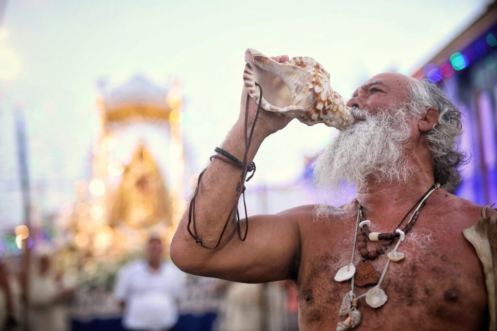 Ceremonia Guanche. Imagen Ayuntamiento de Candelaria
