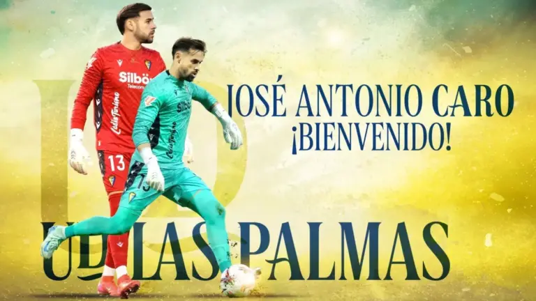 La UD Las Palmas refuerza su portería con el guardameta andaluz José Antonio Caro