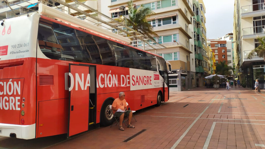 El SCS acerca la donación de sangre a Las Canteras con una unidad móvil durante esta semana