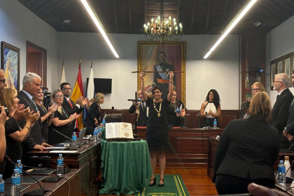 Carmen Luisa Castro, nueva alcaldesa de Güímar, Tenerife. Imagen RTVC