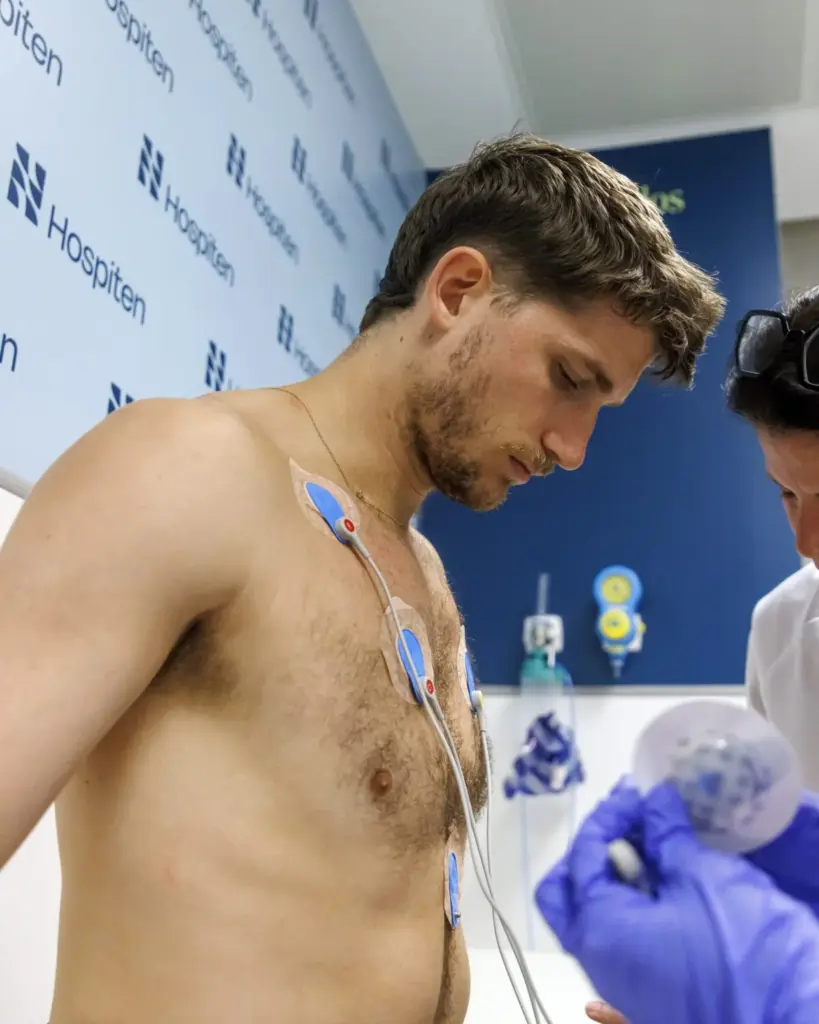 Reconocimiento médico de los jugadores de La Laguna Tenerife/ Imagen: La Laguna Tenerife.