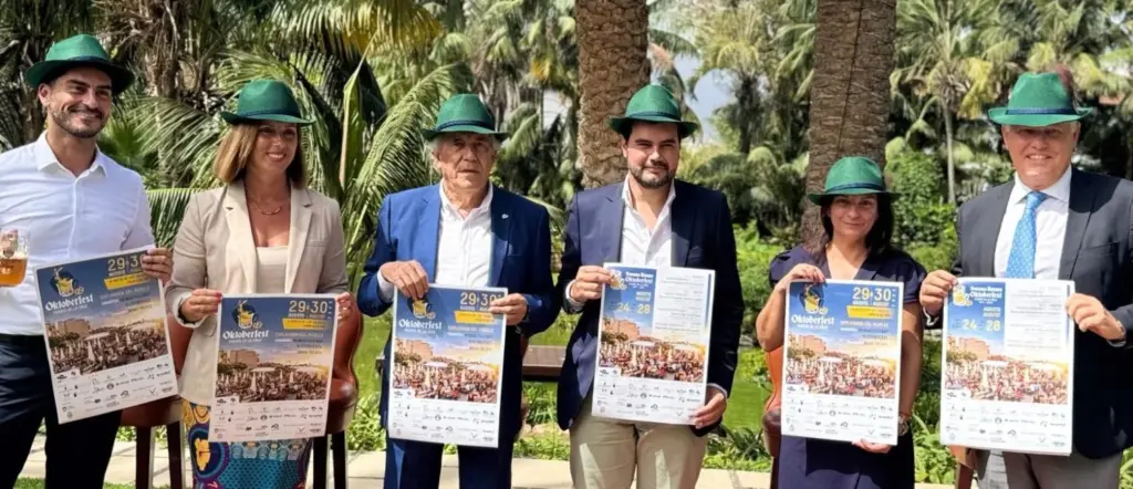 Presentación de la presentación de la 52ª Semana Bávara Oktoberfest en el Hotel Botánico